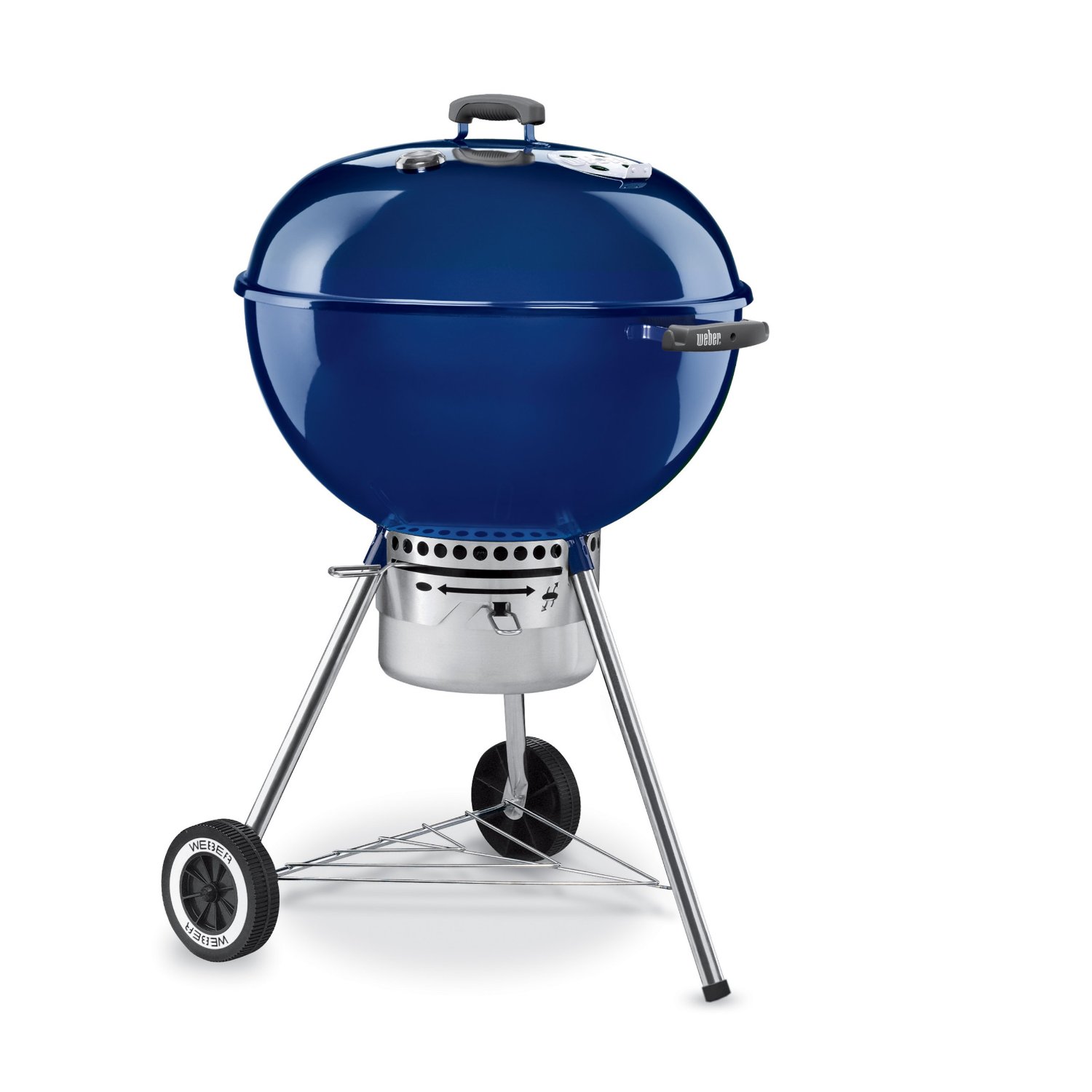 Weber 1358001 One-Touch Gold Kettle Grill, 22-Inch, Dark Blue 